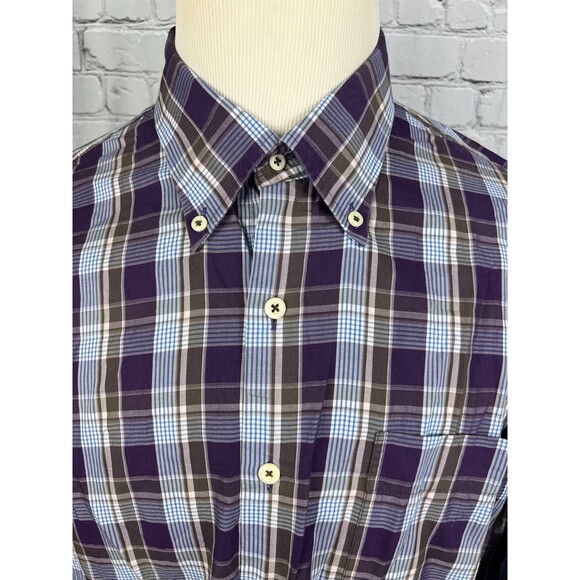Peter Millar Men’s SZ XL Long Sleeve Button Down Shirt Multicolor Plaid - Picture 8 of 9
